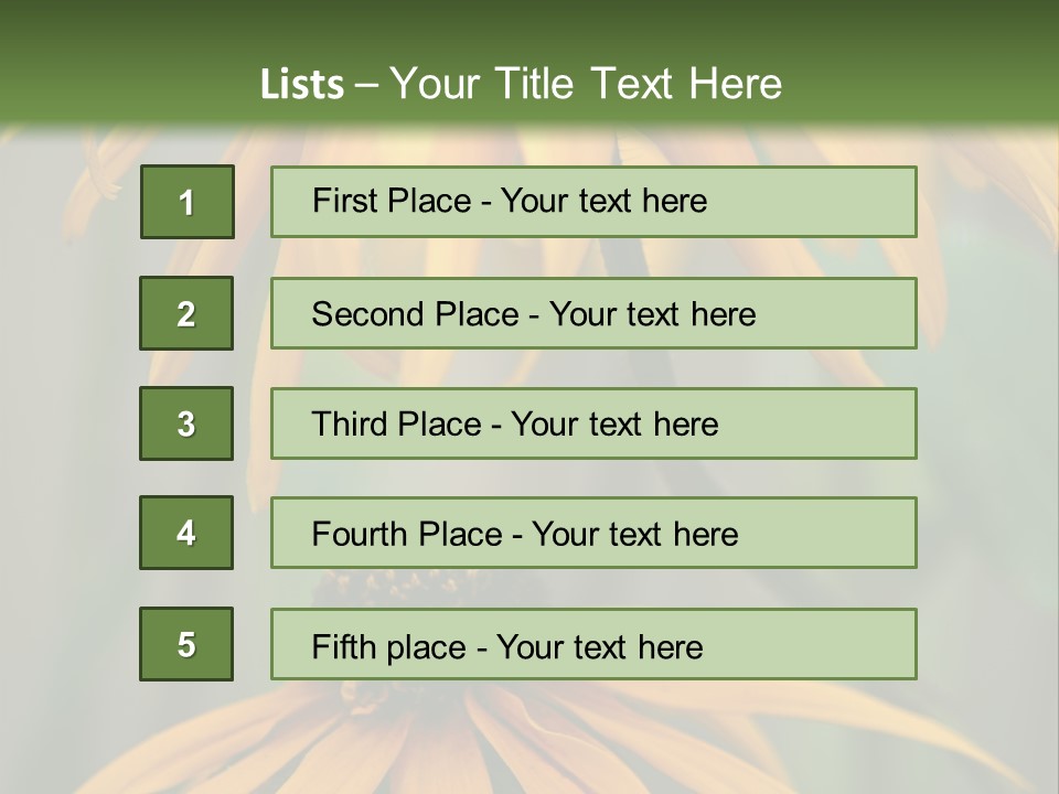 Beauty Spring Background PowerPoint Template