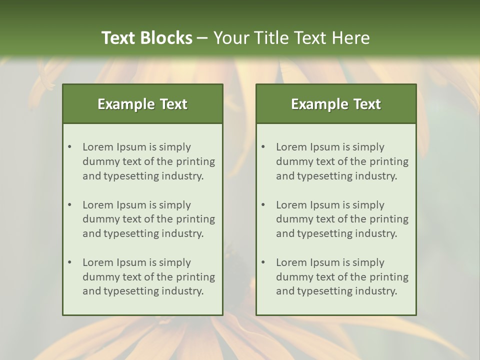 Beauty Spring Background PowerPoint Template