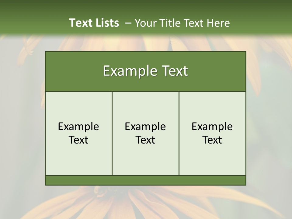 Beauty Spring Background PowerPoint Template