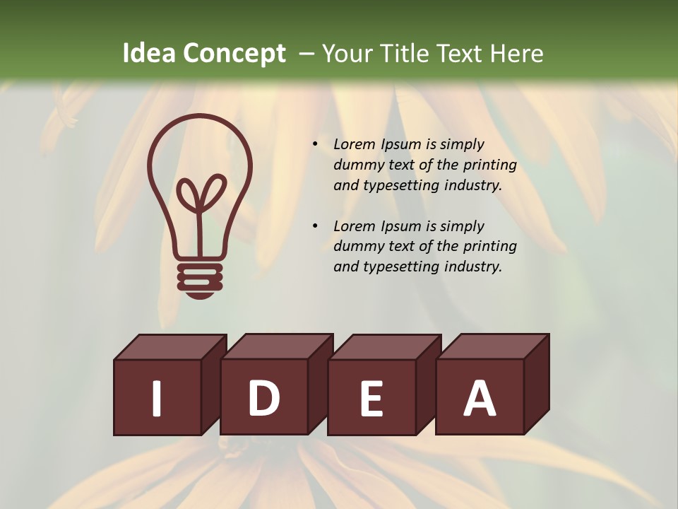 Beauty Spring Background PowerPoint Template