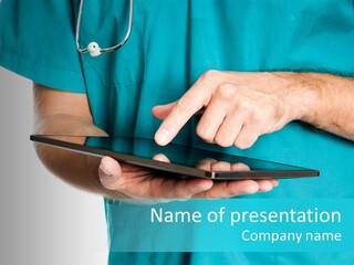 White  Hospital PowerPoint Template