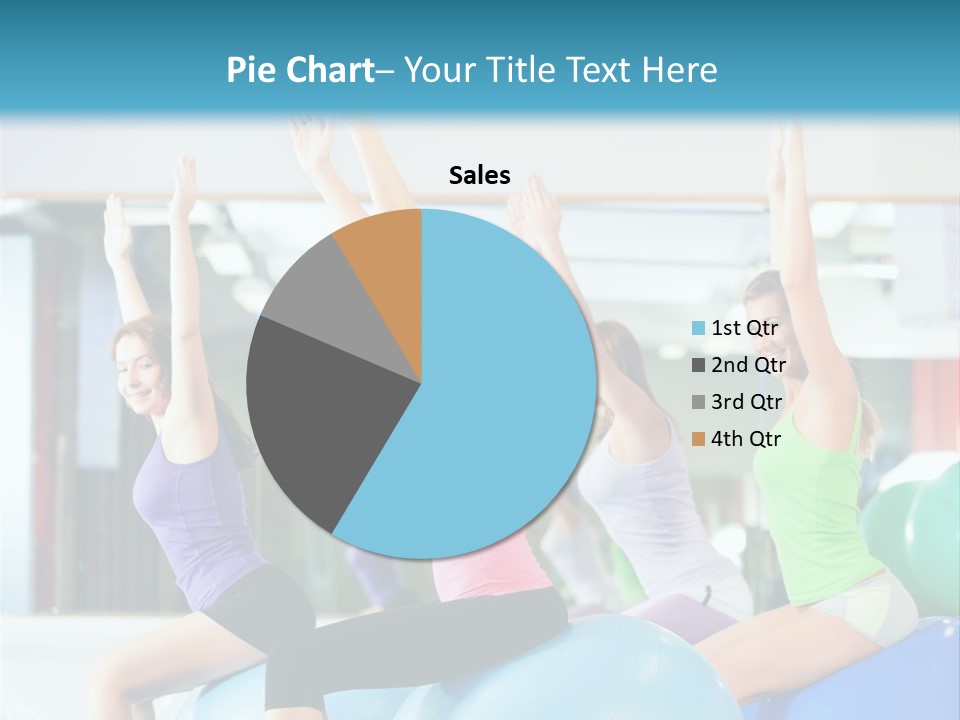 Gymnasium Rhythmic Gymnastic Happiness PowerPoint Template
