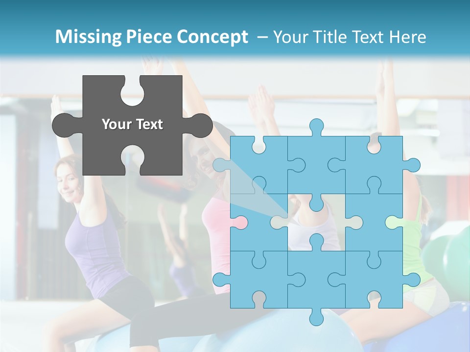 Gymnasium Rhythmic Gymnastic Happiness PowerPoint Template