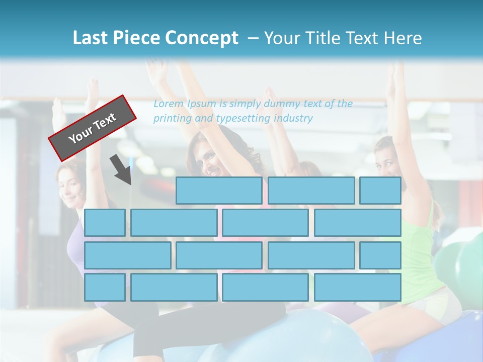 Gymnasium Rhythmic Gymnastic Happiness PowerPoint Template