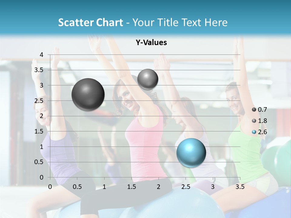 Gymnasium Rhythmic Gymnastic Happiness PowerPoint Template