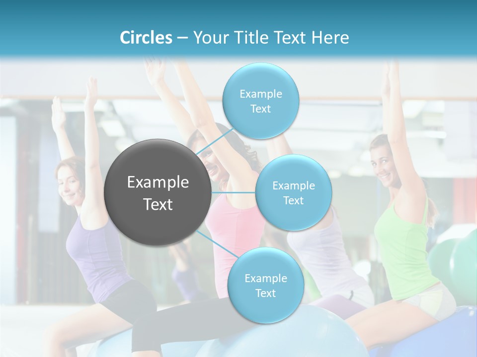 Gymnasium Rhythmic Gymnastic Happiness PowerPoint Template