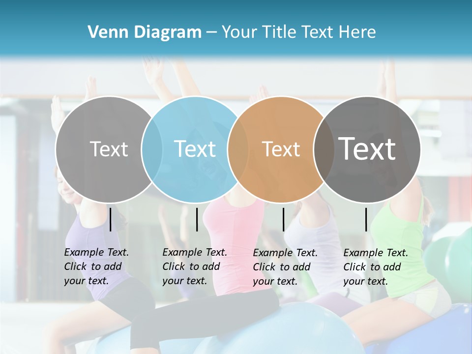 Gymnasium Rhythmic Gymnastic Happiness PowerPoint Template