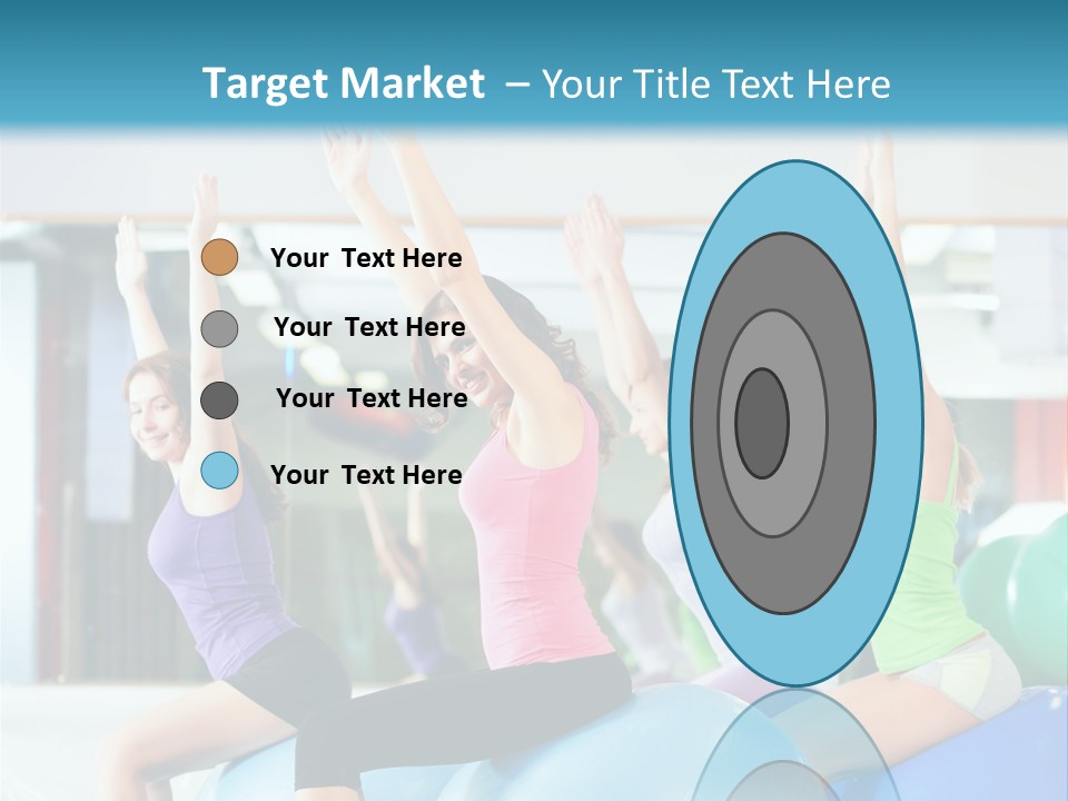 Gymnasium Rhythmic Gymnastic Happiness PowerPoint Template