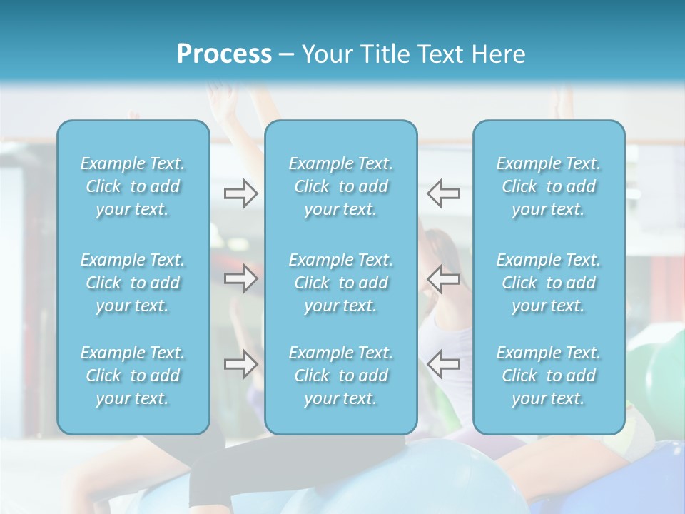 Gymnasium Rhythmic Gymnastic Happiness PowerPoint Template