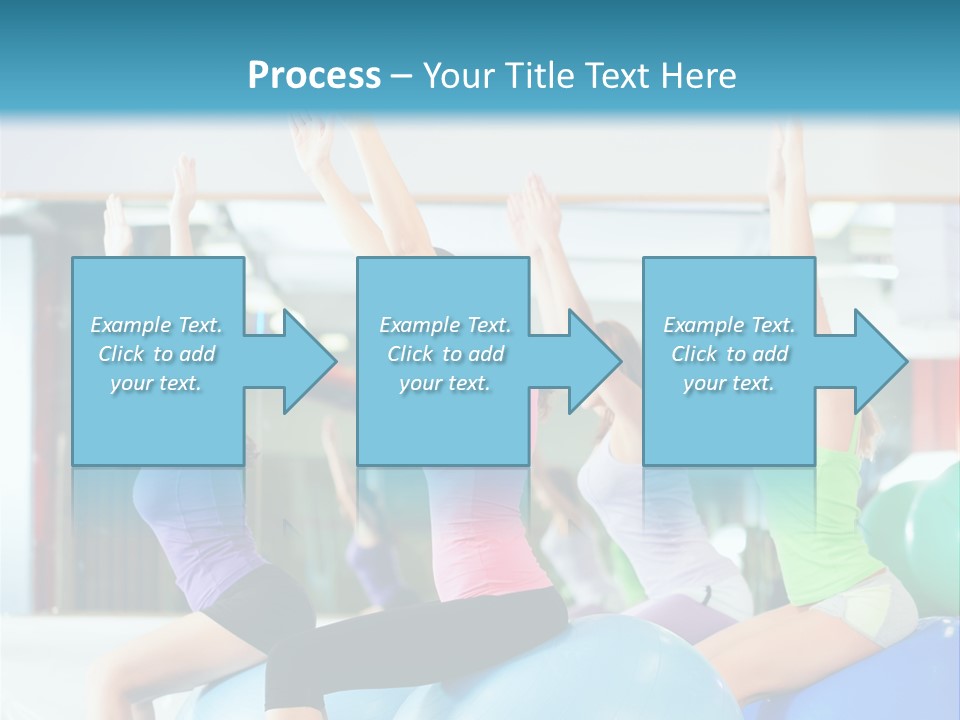 Gymnasium Rhythmic Gymnastic Happiness PowerPoint Template