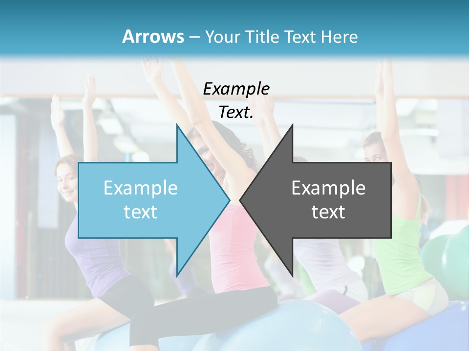 Gymnasium Rhythmic Gymnastic Happiness PowerPoint Template