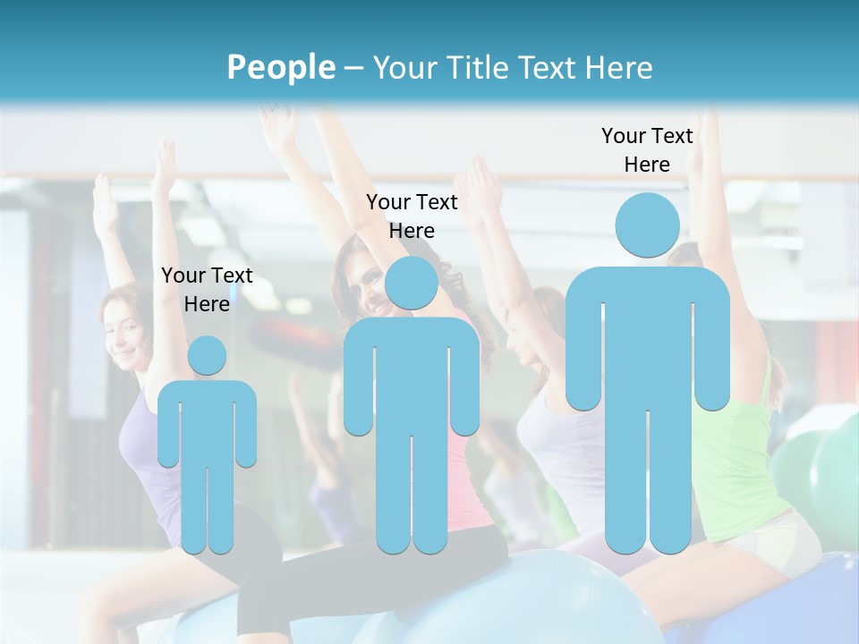 Gymnasium Rhythmic Gymnastic Happiness PowerPoint Template