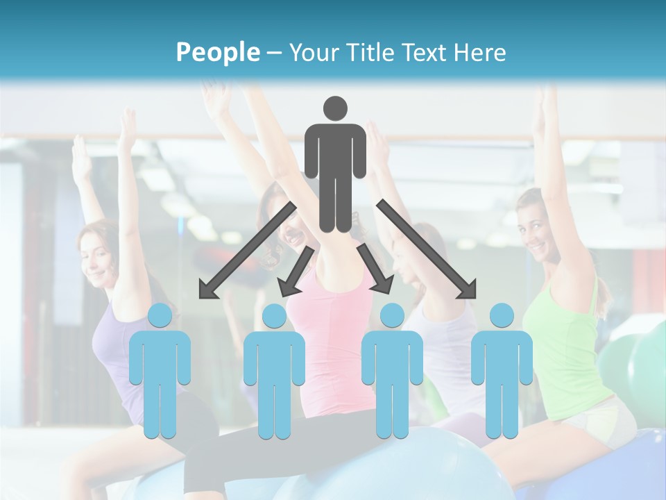 Gymnasium Rhythmic Gymnastic Happiness PowerPoint Template