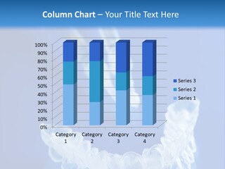 White Whitening Silicone PowerPoint Template