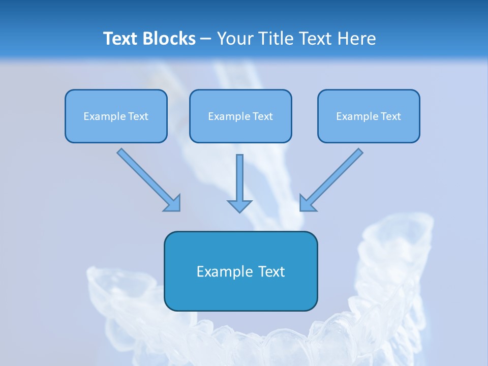 White Whitening Silicone PowerPoint Template