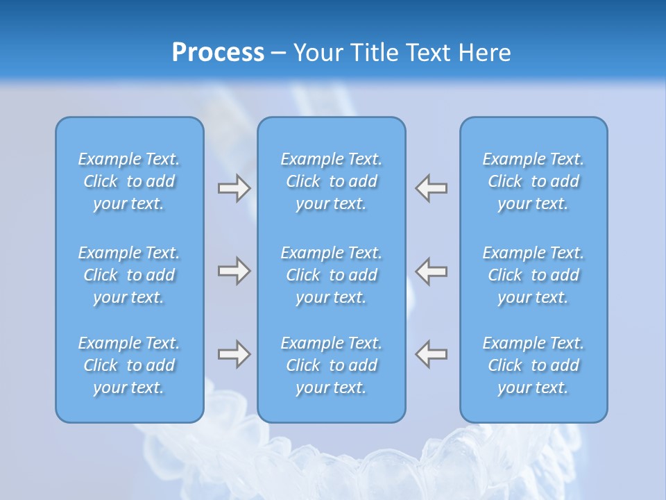 White Whitening Silicone PowerPoint Template