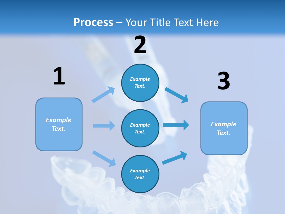 White Whitening Silicone PowerPoint Template