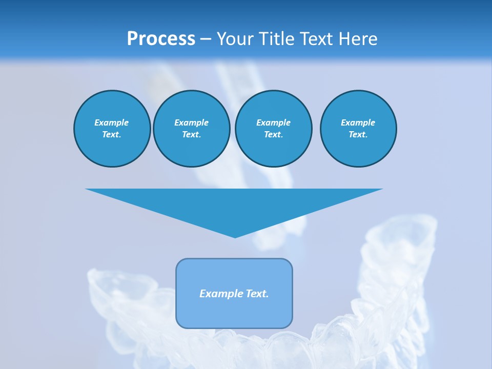 White Whitening Silicone PowerPoint Template