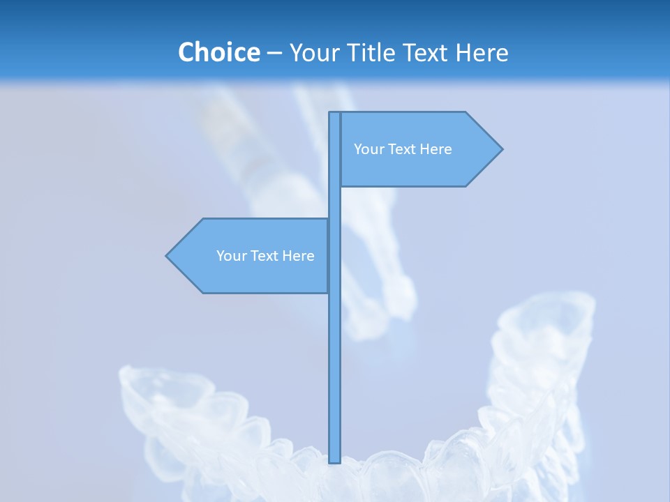 White Whitening Silicone PowerPoint Template