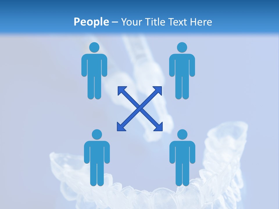 White Whitening Silicone PowerPoint Template