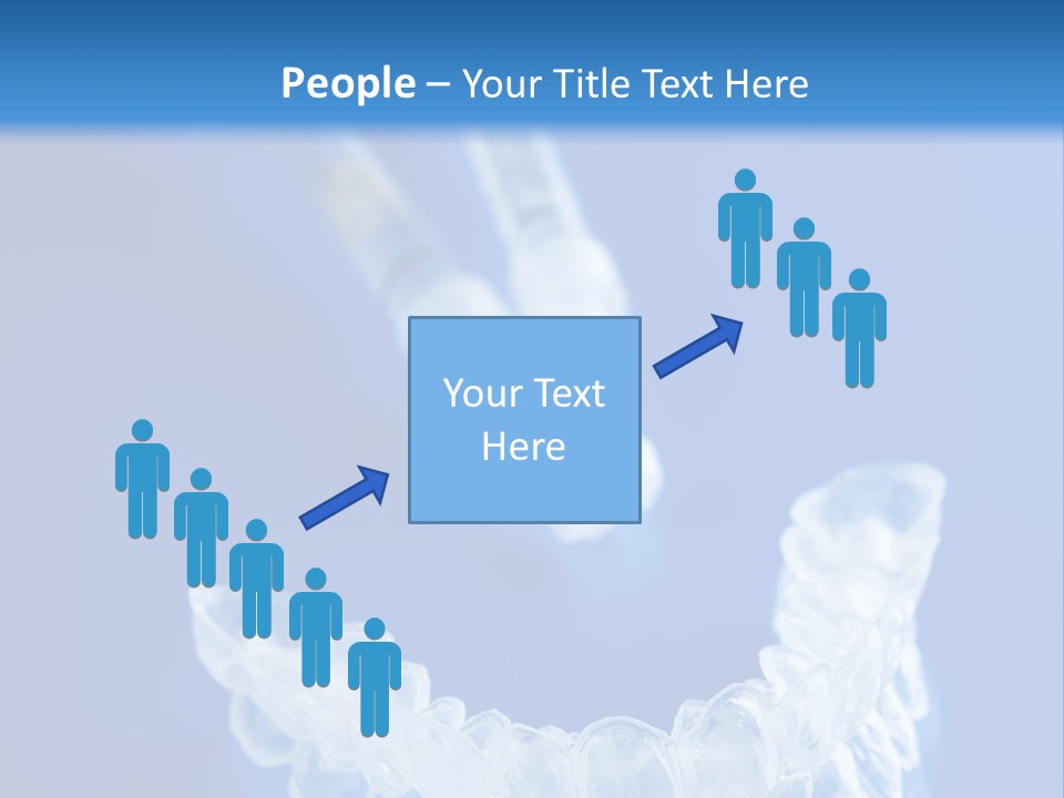 White Whitening Silicone PowerPoint Template