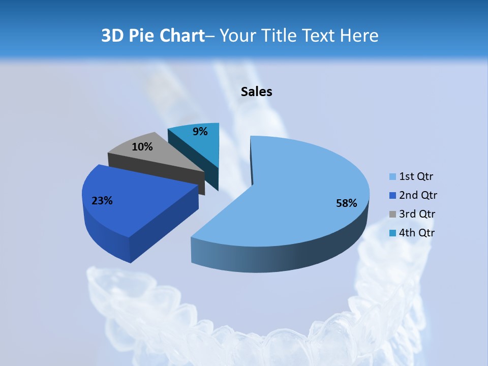 White Whitening Silicone PowerPoint Template