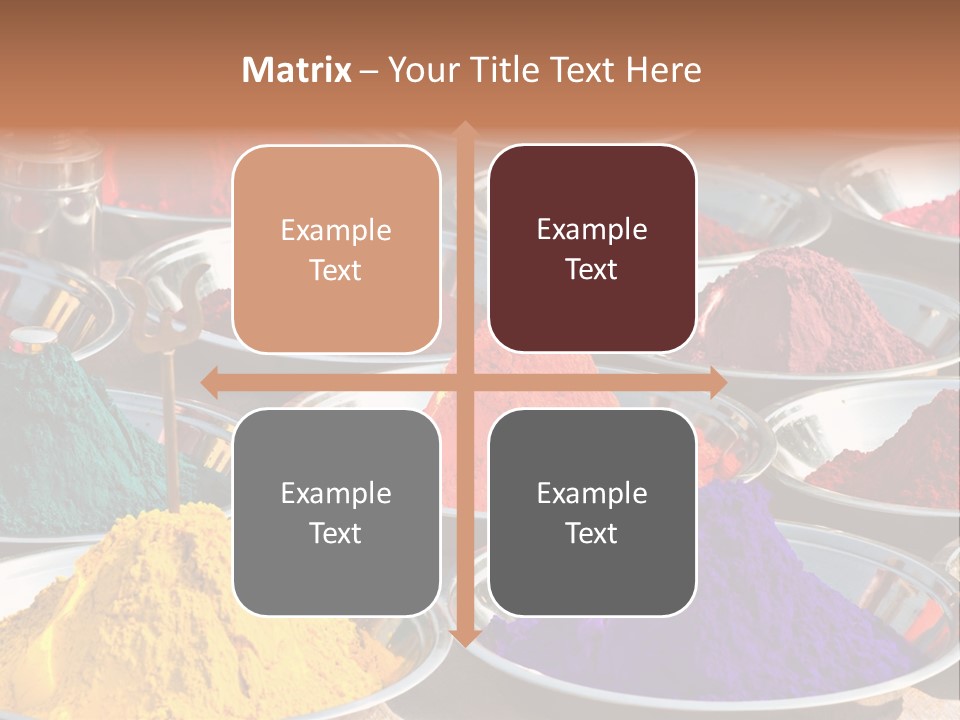 Happiness Bird Texture PowerPoint Template