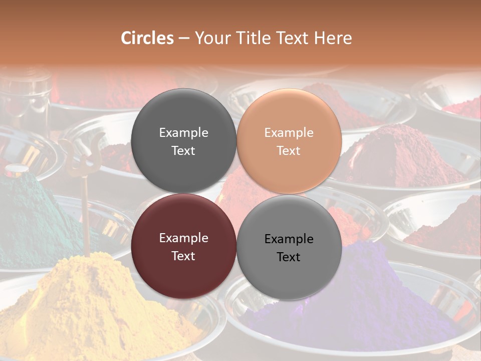 Happiness Bird Texture PowerPoint Template