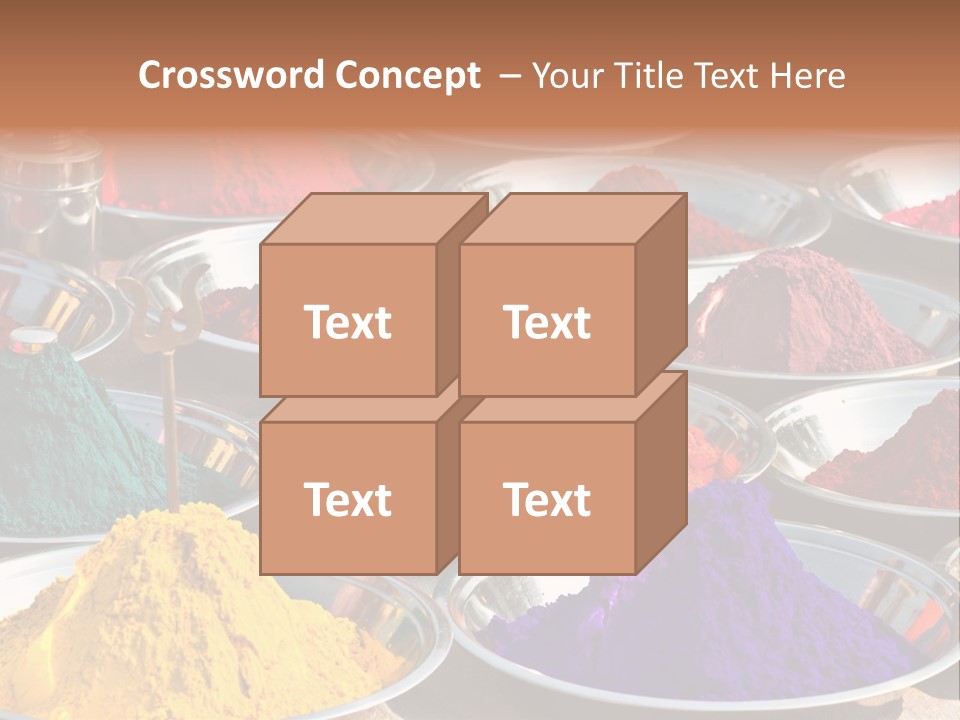Happiness Bird Texture PowerPoint Template