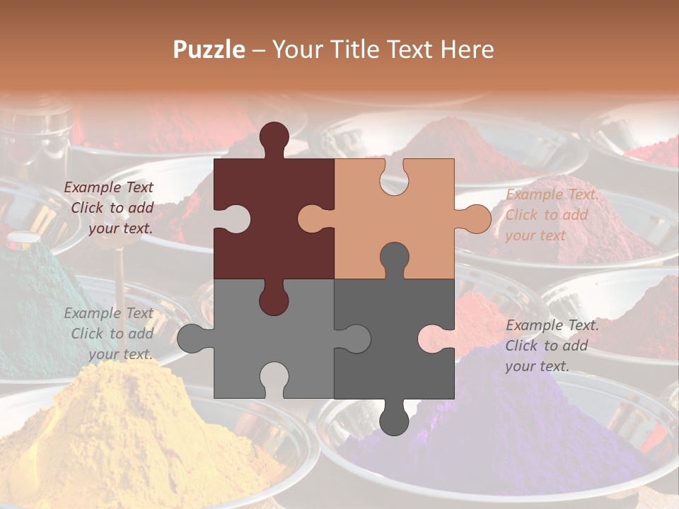 Happiness Bird Texture PowerPoint Template