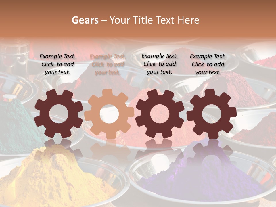 Happiness Bird Texture PowerPoint Template