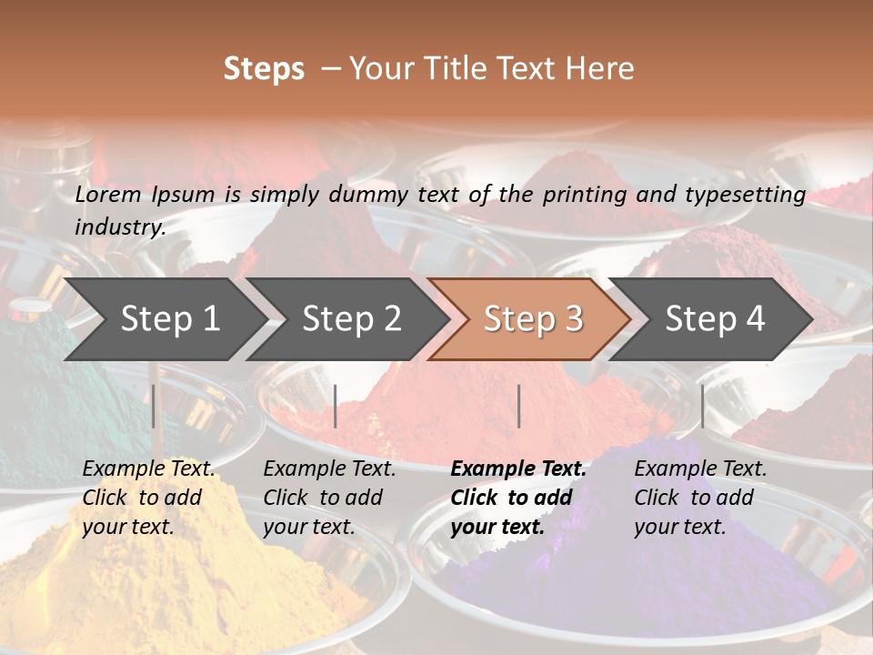 Happiness Bird Texture PowerPoint Template