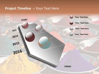 Happiness Bird Texture PowerPoint Template