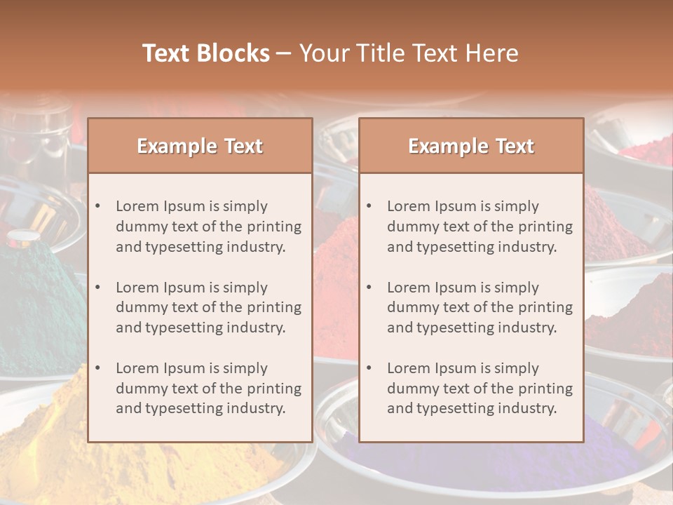 Happiness Bird Texture PowerPoint Template