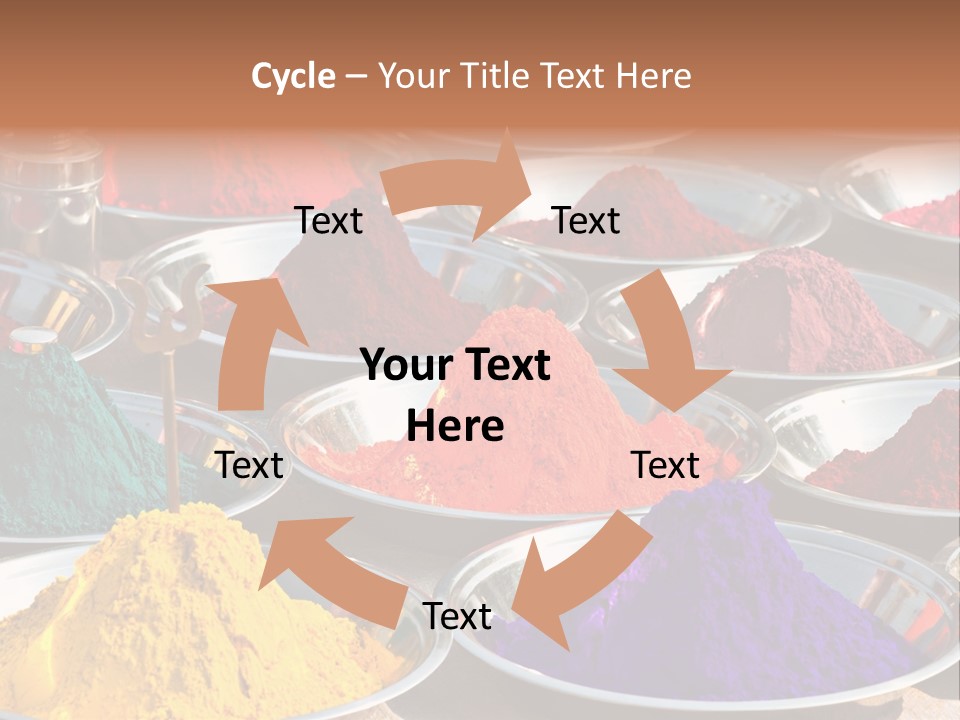 Happiness Bird Texture PowerPoint Template