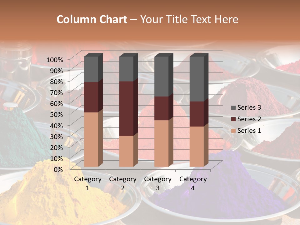 Happiness Bird Texture PowerPoint Template