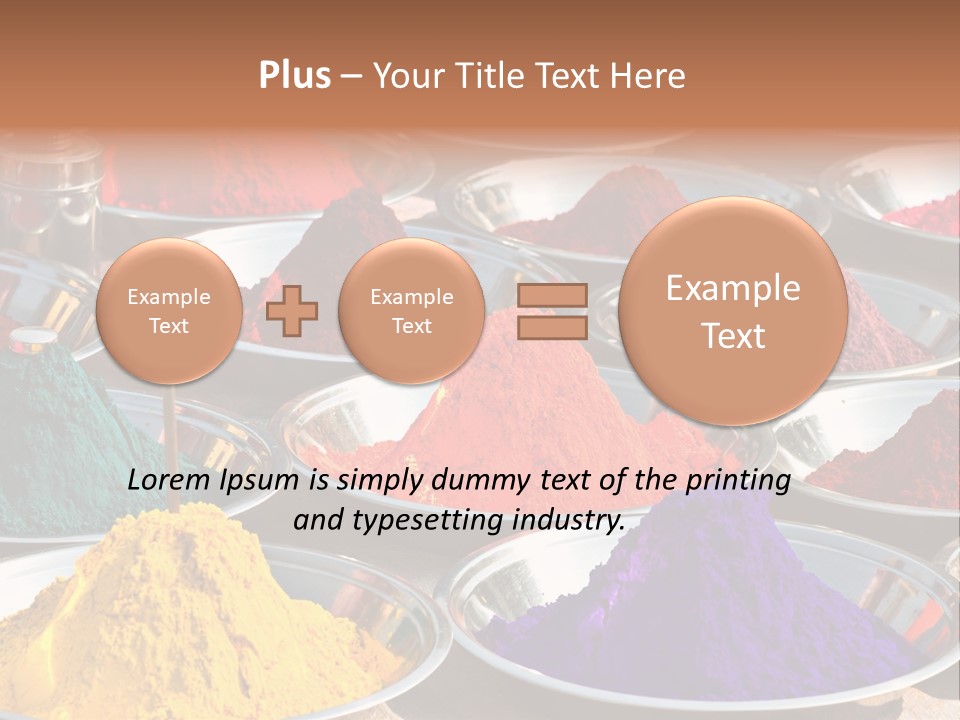 Happiness Bird Texture PowerPoint Template
