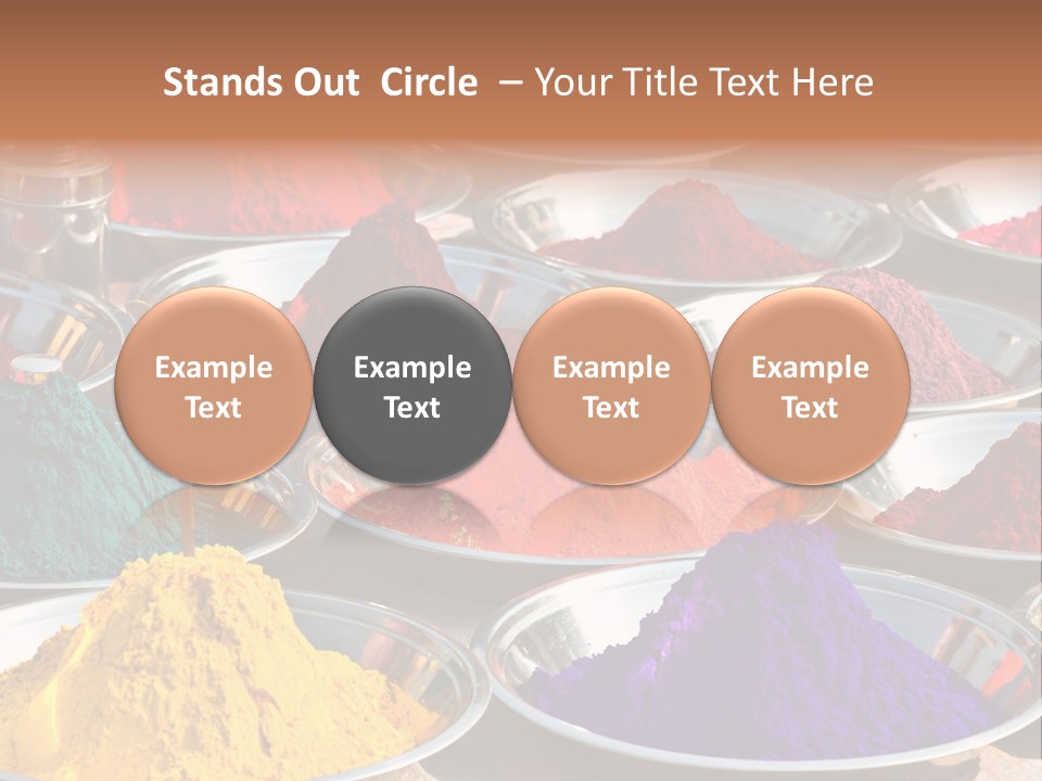 Happiness Bird Texture PowerPoint Template