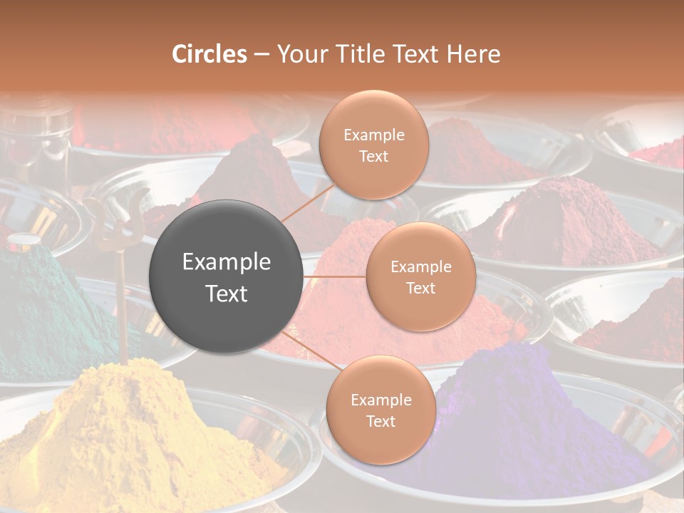 Happiness Bird Texture PowerPoint Template