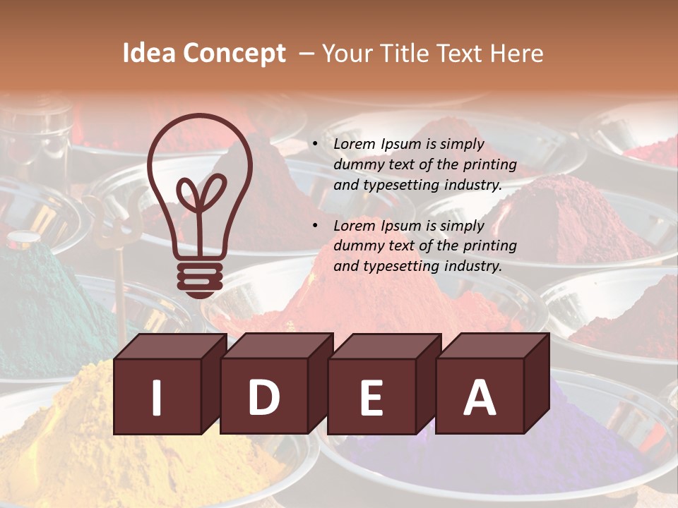 Happiness Bird Texture PowerPoint Template