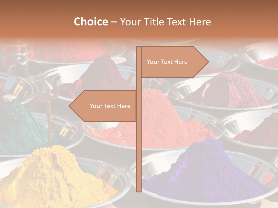 Happiness Bird Texture PowerPoint Template