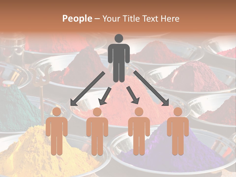 Happiness Bird Texture PowerPoint Template