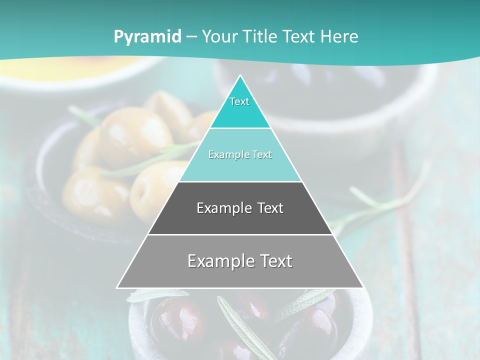 Fruits Greek Olives Appetizer PowerPoint Template