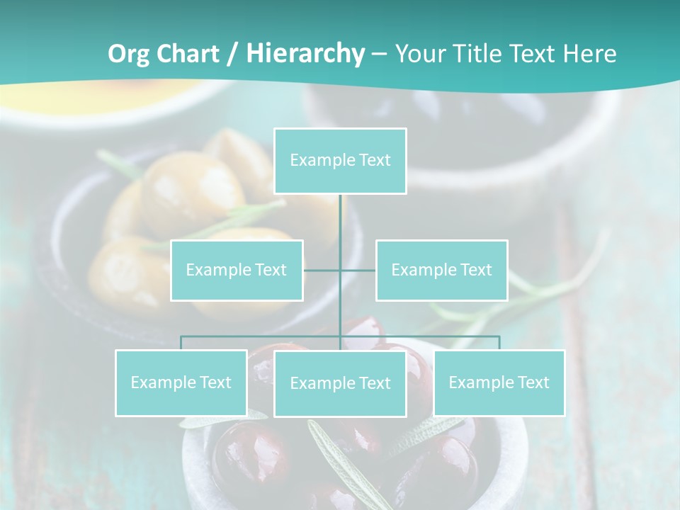 Fruits Greek Olives Appetizer PowerPoint Template