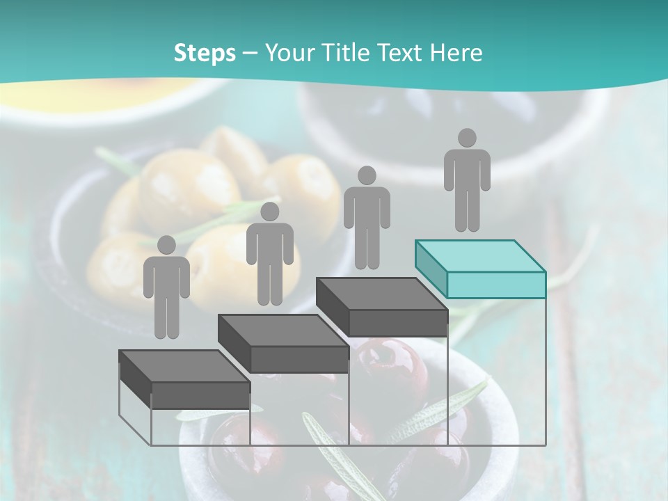 Fruits Greek Olives Appetizer PowerPoint Template