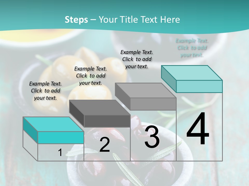 Fruits Greek Olives Appetizer PowerPoint Template