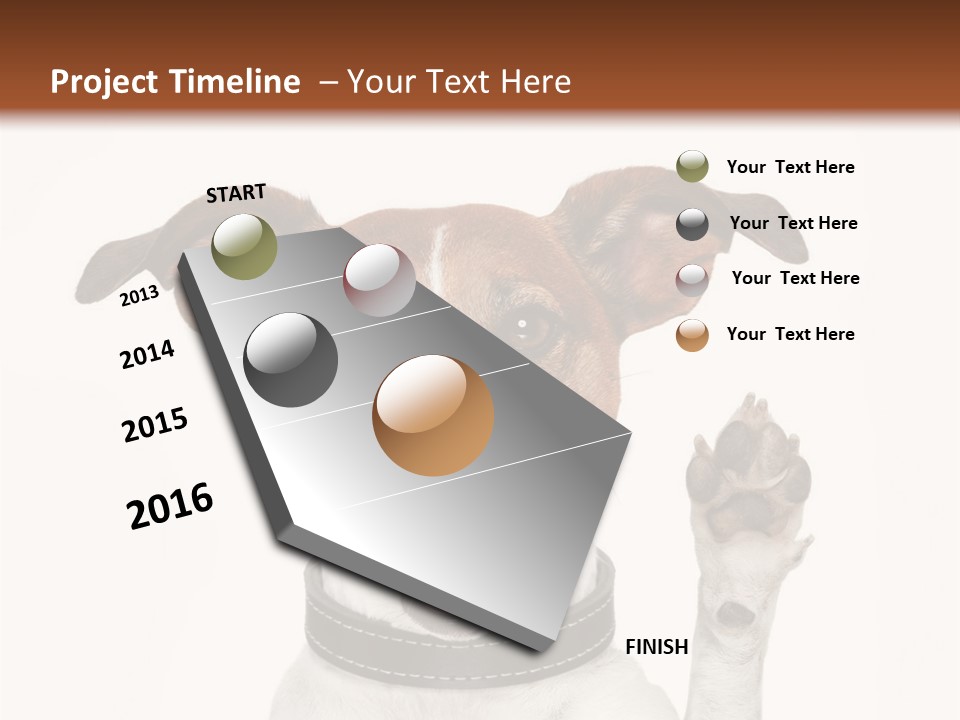 Trick Friendly Holding PowerPoint Template
