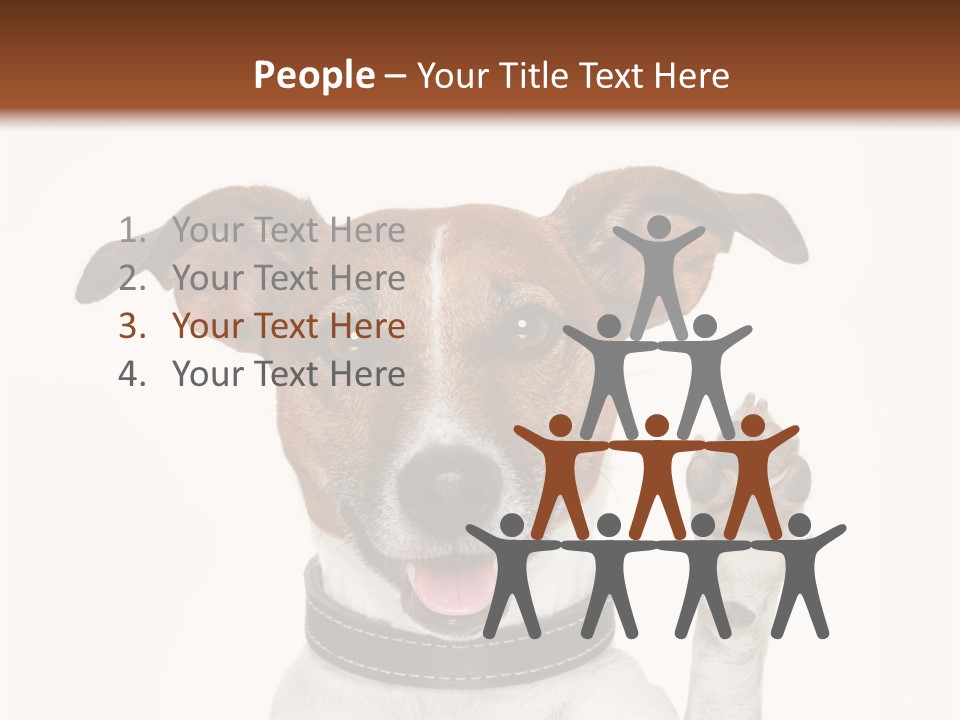 Trick Friendly Holding PowerPoint Template