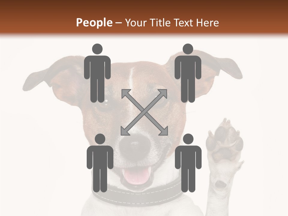 Trick Friendly Holding PowerPoint Template