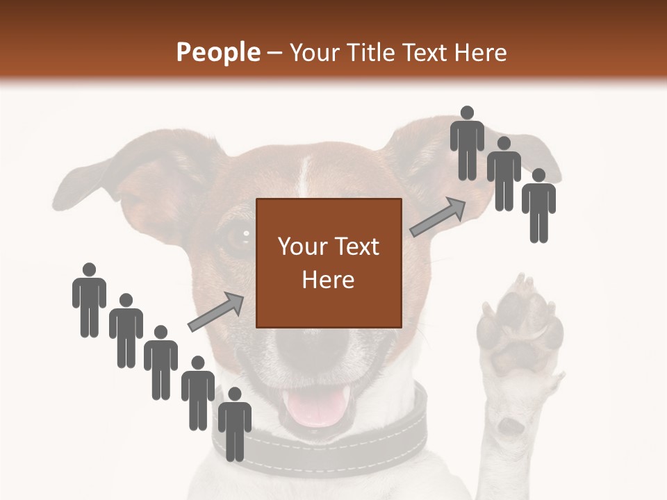 Trick Friendly Holding PowerPoint Template